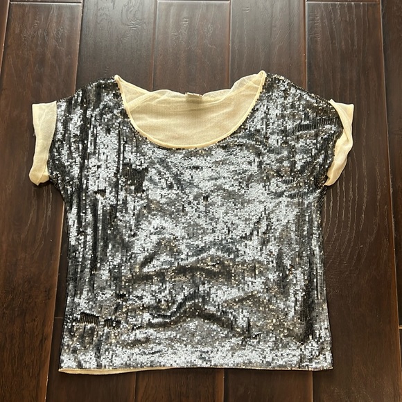 Haute Hippie Tops - Haute Hippie Sequin Top, size Medium